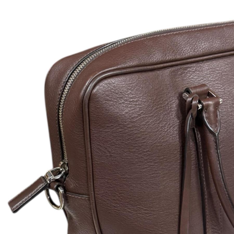 PRADA（プラダ） ショルダーバッグ レザー ブラウン レディース 中古