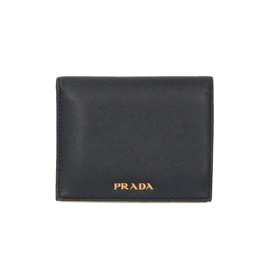 PRADA プラダ サフィアーノ 二つ折り財布 レザー 1MV204 ユニセックス 
