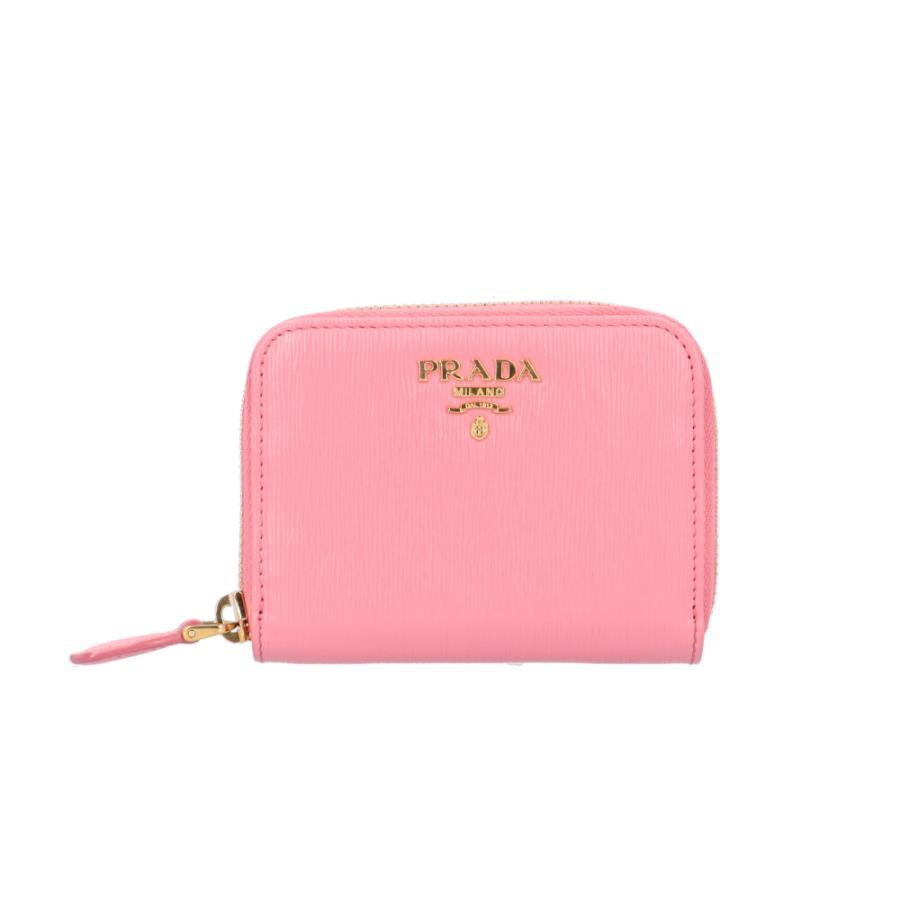 PRADA プラダ ヴィッテロムーブ 1MM268 レザー 財布 ピンク 革