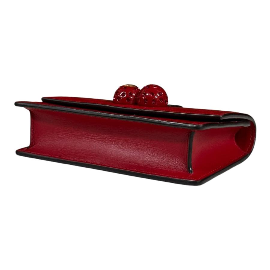 GUCCI（グッチ） グッチシマ ショルダーバッグ レザー 481291 レッド