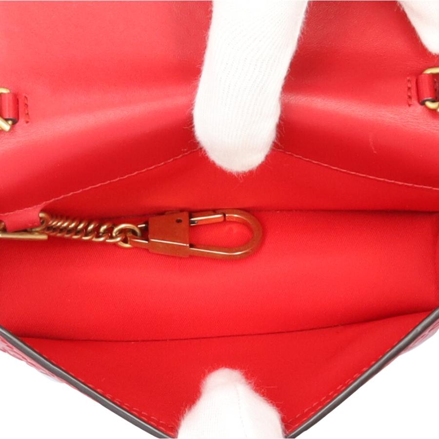 GUCCI（グッチ） グッチシマ ショルダーバッグ レザー 481291 レッド