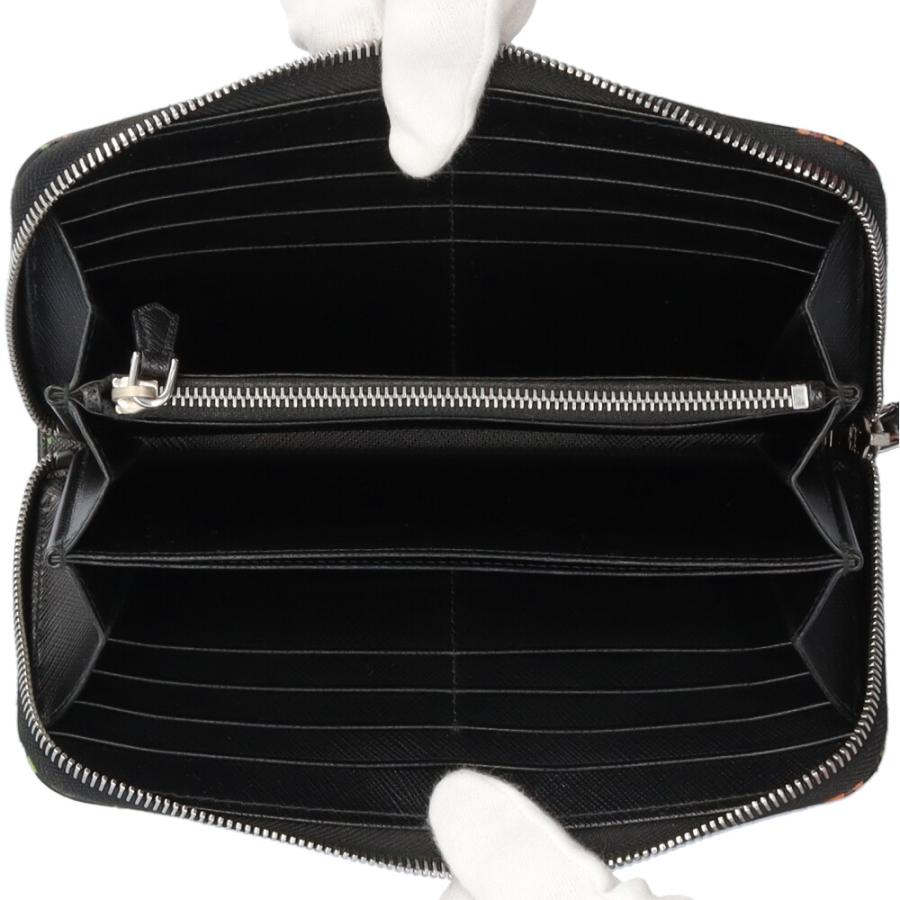 【未使用級✨】PRADA 長財布 サフィアーノレザー ブラック 1ML506 PRADA（プラダ） サフィアーノ 長財布 レザー 1ML506 レディース 中古