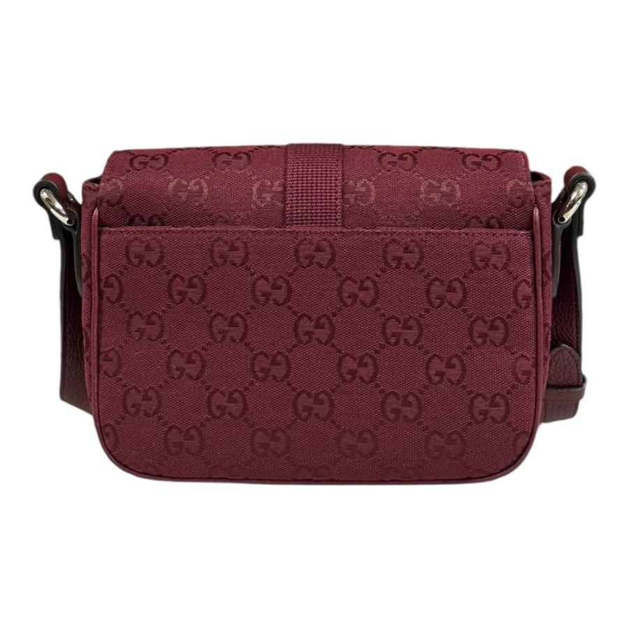 GUCCI（グッチ） ショルダーバッグ GGキャンバス 802100 レッド メンズ