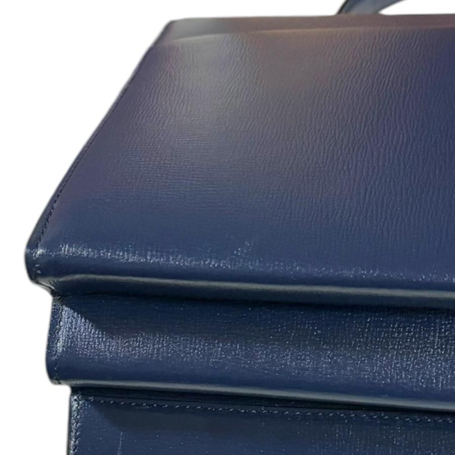 GUCCI（グッチ） シルヴィ ショルダーバッグ レザー 602781 ネイビー