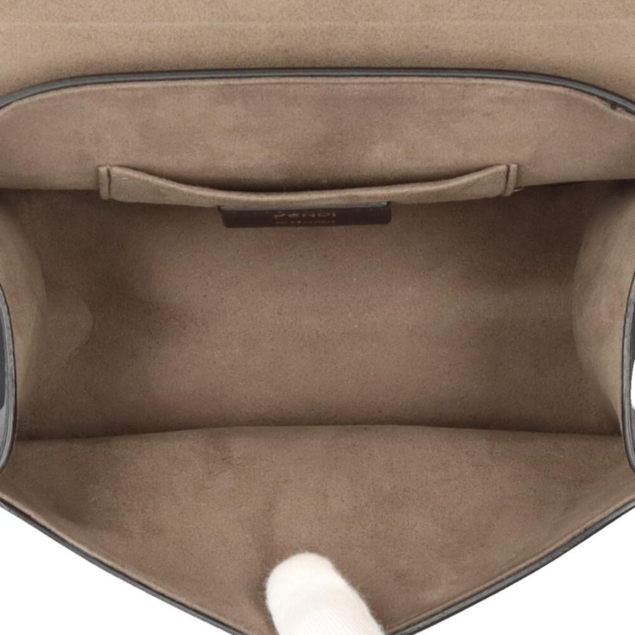FENDI（フェンディ） ミニキャナイ エフ ショルダーバッグ レザー