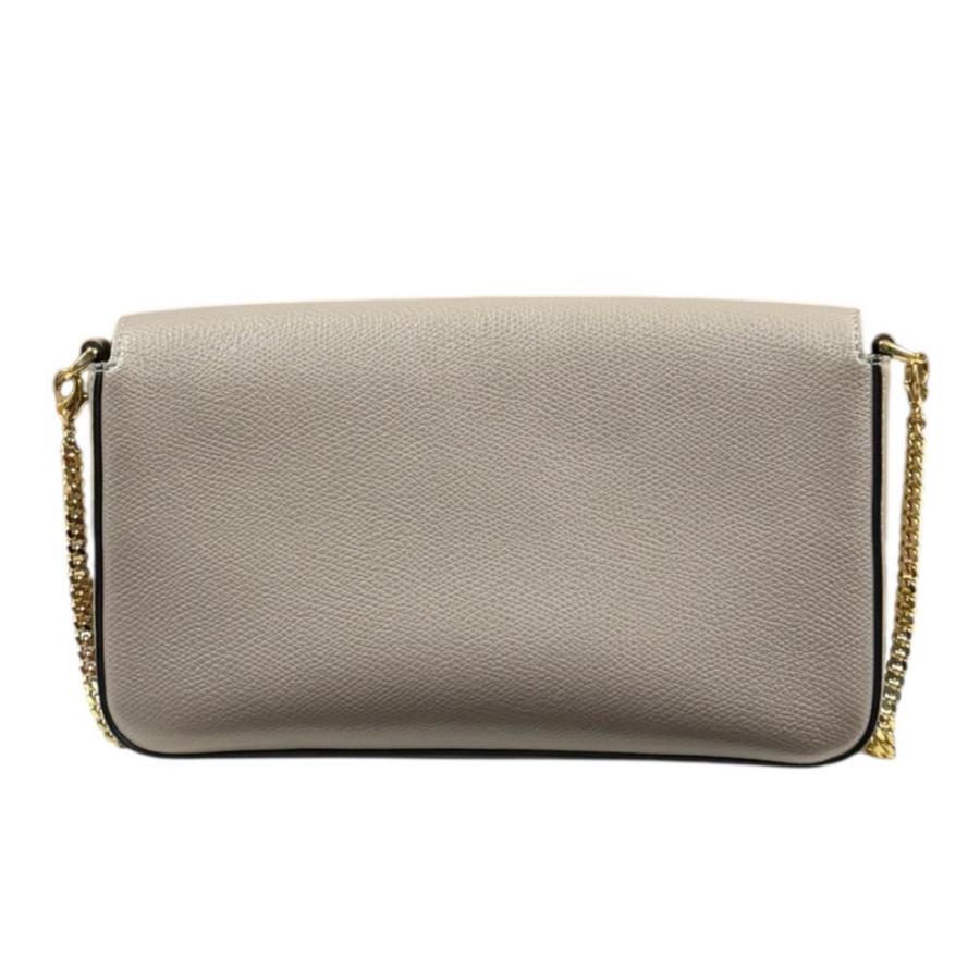 フェンディ エフイズ ショルダーバッグ カーフ 8BS032 ベージュ レディース FENDI  中古 FENDI（フェンディ） エフイズ ショルダーバッグ カーフ 8BS032