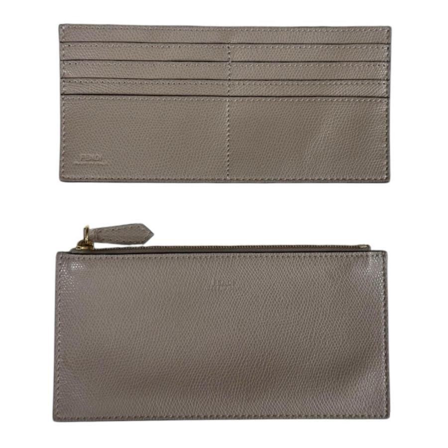 フェンディ エフイズ ショルダーバッグ カーフ 8BS032 ベージュ レディース FENDI  中古 FENDI（フェンディ） エフイズ ショルダーバッグ カーフ 8BS032