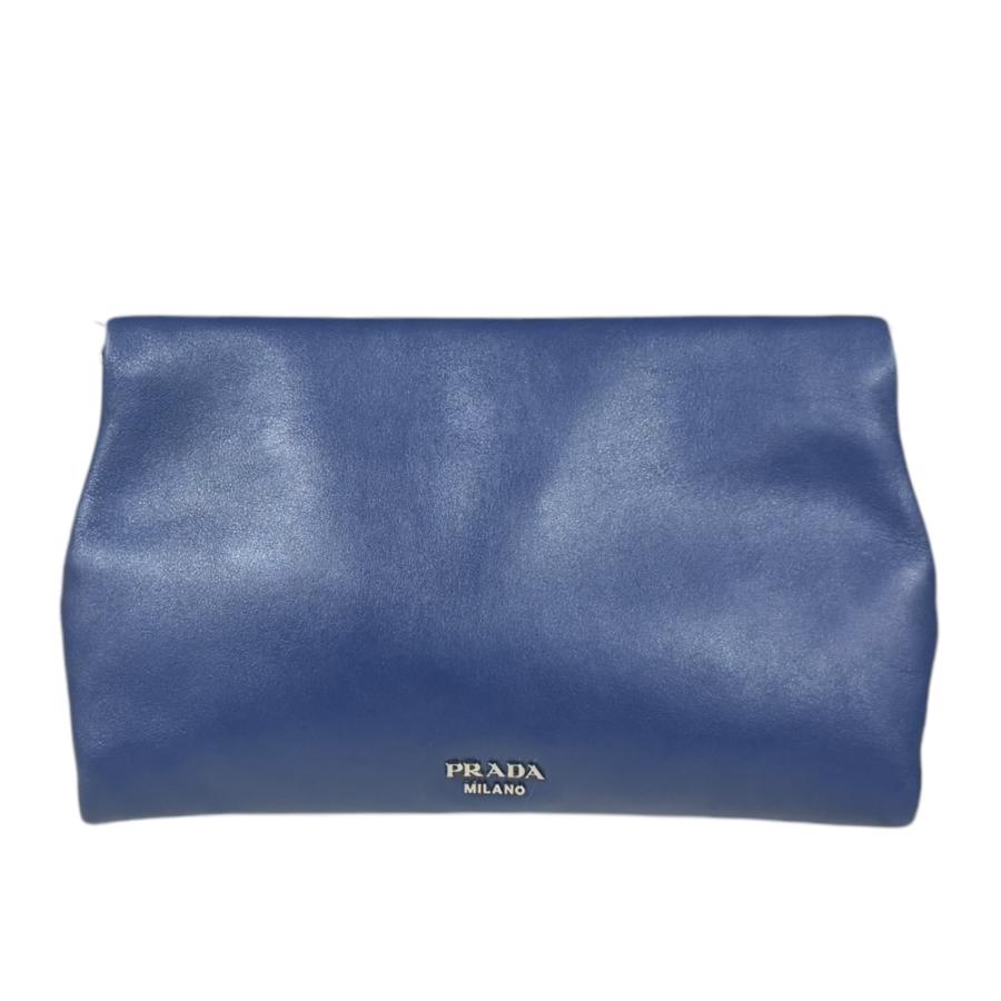 PRADA（プラダ） ショルダーバッグ レザー BT0973 ブルー レディース