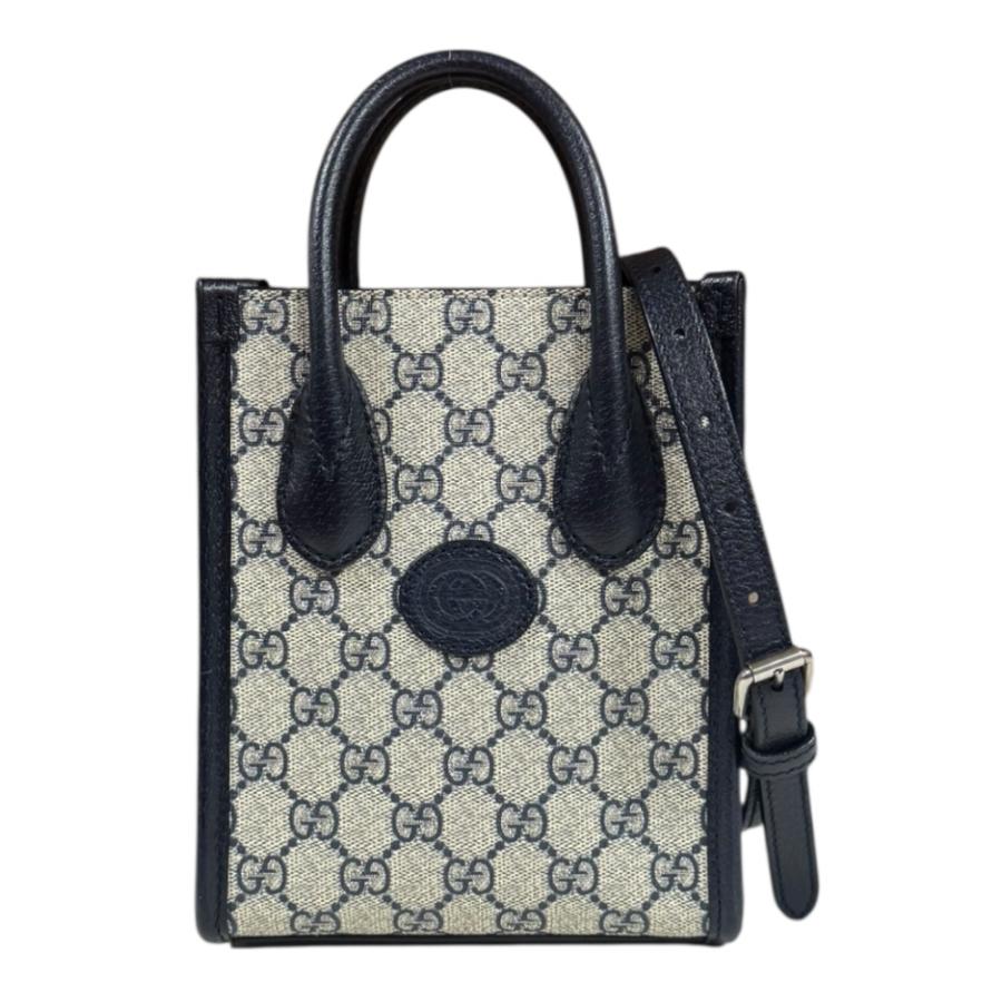GUCCI（グッチ） インターロッキングGミニトート ショルダーバッグ GG