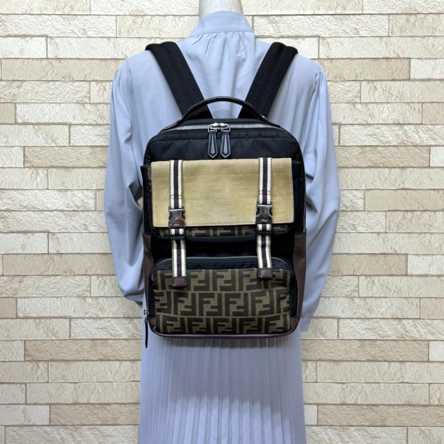 FENDI（フェンディ） ズッカ リュック・デイパック ナイロン 7VZ047