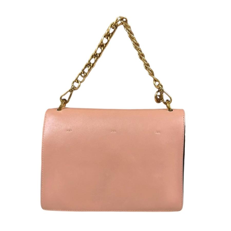 FENDI フェンディ キャンユー ショルダーバッグ レザー 8BT313 ピンク 