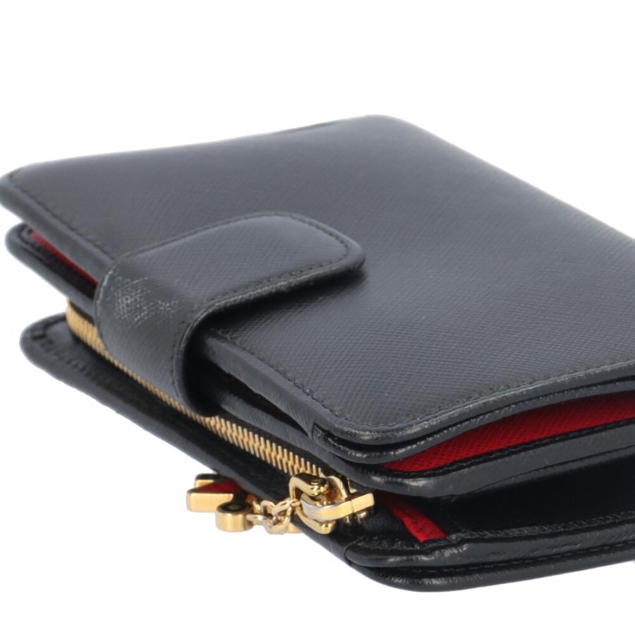 PRADA（プラダ） サフィアーノ 二つ折り財布 レザー 1ML225 レディース