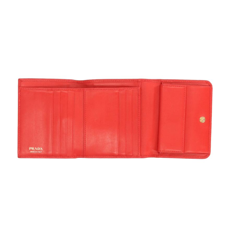 PRADA（プラダ） 三つ折り財布 レザー 1MH176 レディース 中古 : R&K