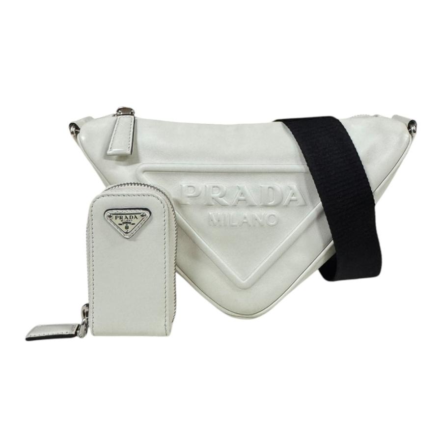 PRADA プラダ トライアングル ショルダーバッグ レザー 1BH190  