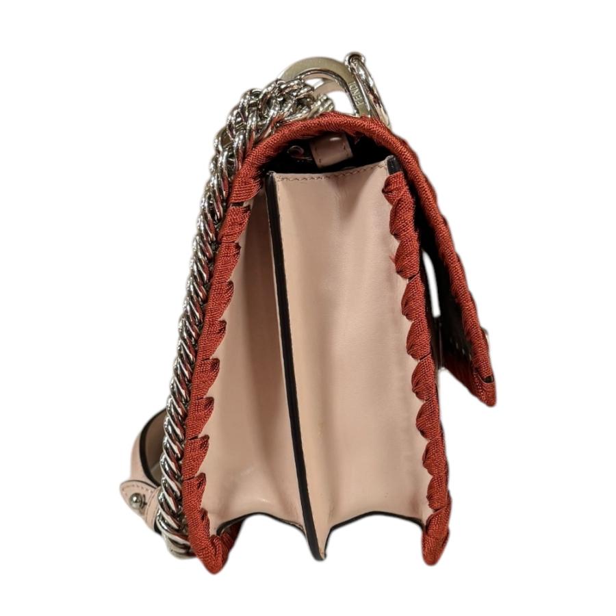 FENDI（フェンディ） キャナイ ミニ ショルダーバッグ レザー 8M0381