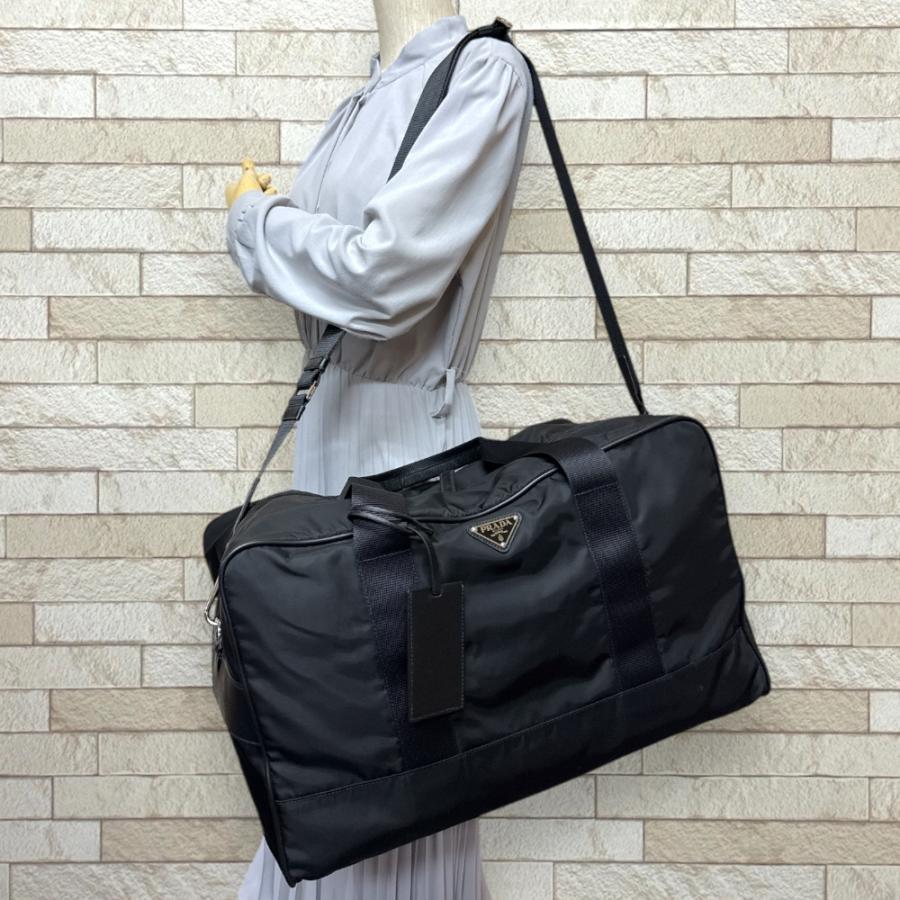 PRADA（プラダ） リナイロン ボストンバッグ 2VC033 ブラック ユニ