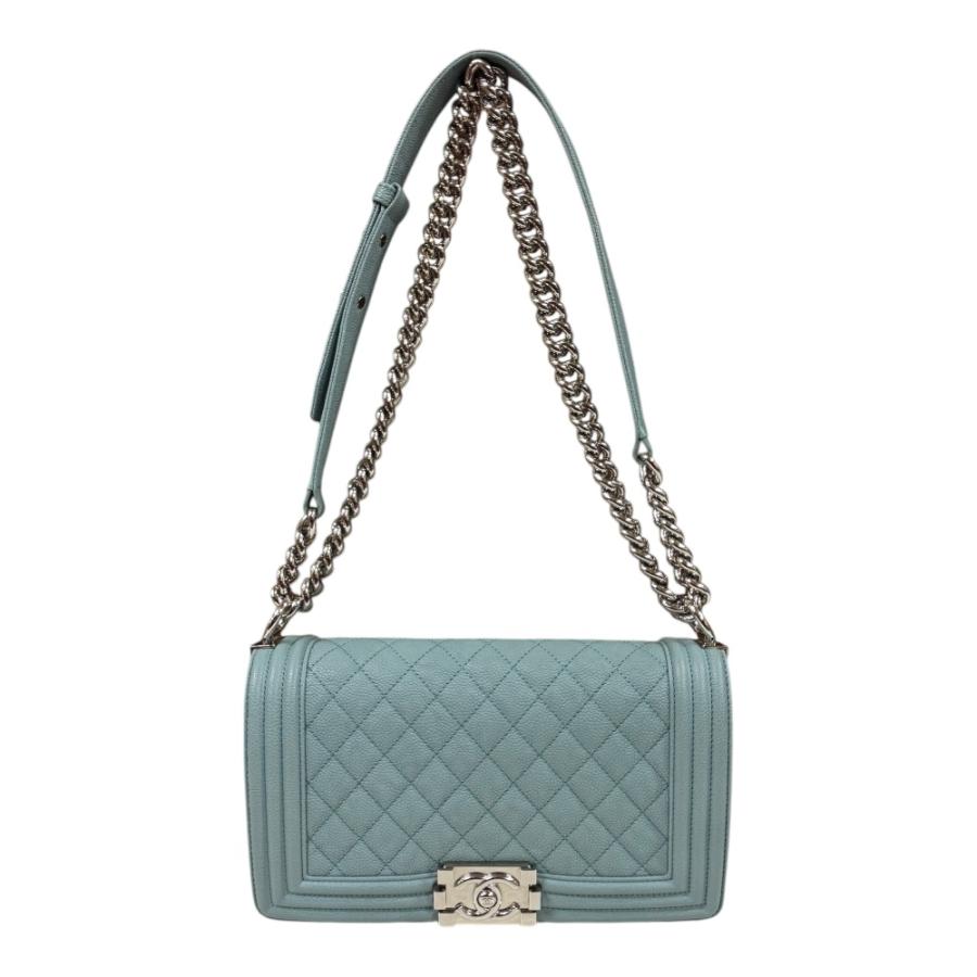 CHANEL シャネル ボーイシャネル ショルダーバッグ キャビアスキン 
