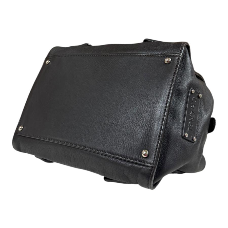 シャネル CHANEL ココマーク ミニボストン ブラック レザー A29316 CHANEL（シャネル） ミニボストンバッグ ココマーク ハンドバッグ