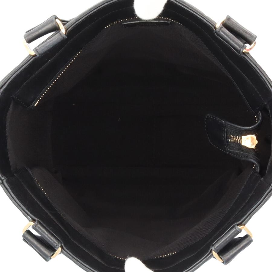 CHANEL（シャネル） チョコバー トートバッグ ラムスキン ブラック