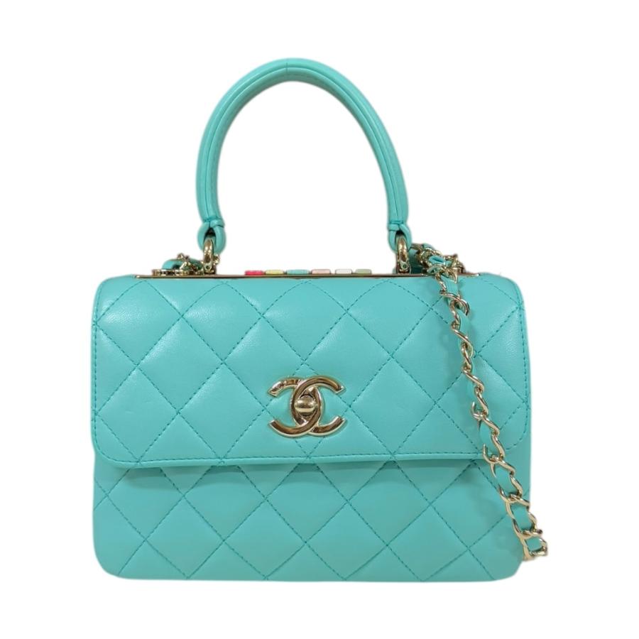 CHANEL シャネル トレンディCC ショルダーバッグ ラムスキン AS4654  