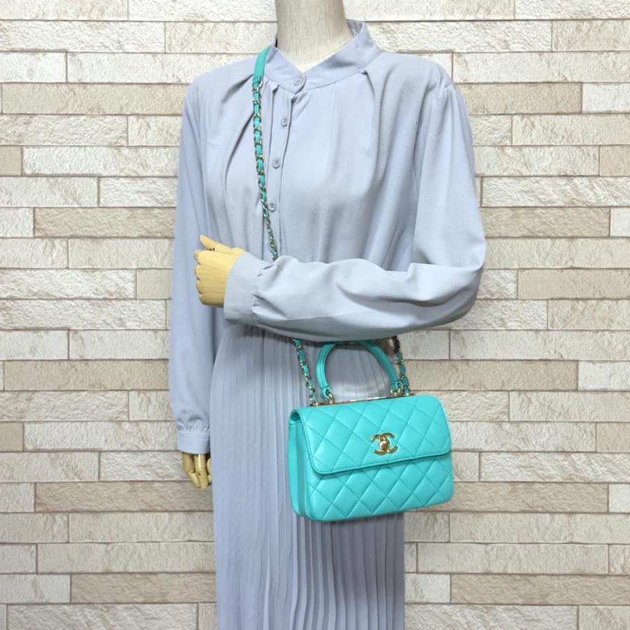 CHANEL シャネル トレンディCC ショルダーバッグ ラムスキン AS4654  