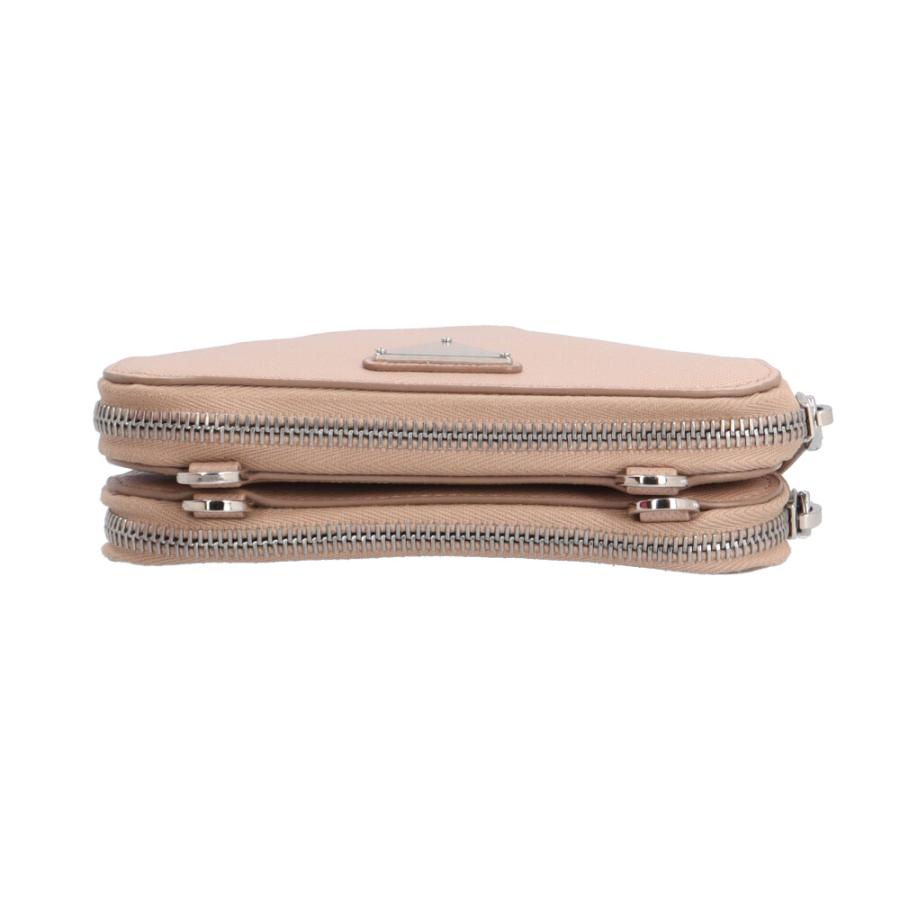 PRADA プラダ レザー ミニバッグ ショルダーバッグ 1NF060 レザー ベージュ ピンク  レディース【中古】 PRADA（プラダ） 【並行輸入品】プラダ ショルダーバッグ レザー ミニ