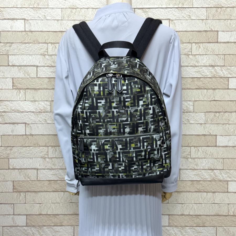 FENDI（フェンディ） カモフラージュ STAMPA CAMOUFF ズッカ リュック
