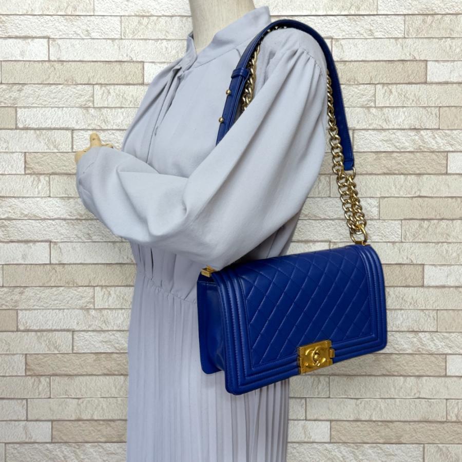 CHANEL（シャネル） ボーイシャネル ショルダーバッグ レザー A67086