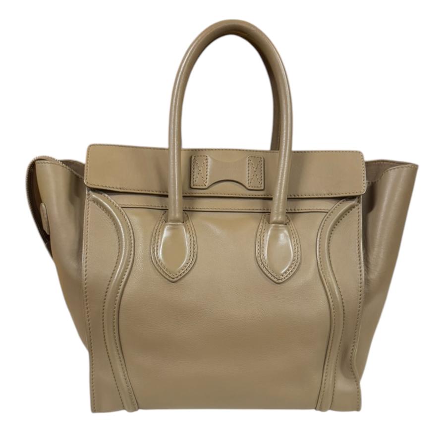 CELINE セリーヌ ラゲージミニショッパー ハンドバッグ レザー CELINE セリーヌ ラゲージミニショッパー ハンドバッグ レザー
