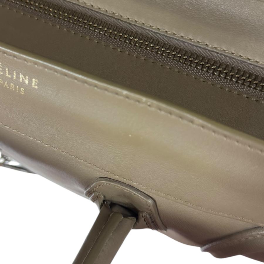 CELINE セリーヌ ラゲージミニショッパー ハンドバッグ レザー CELINE セリーヌ ラゲージミニショッパー ハンドバッグ レザー