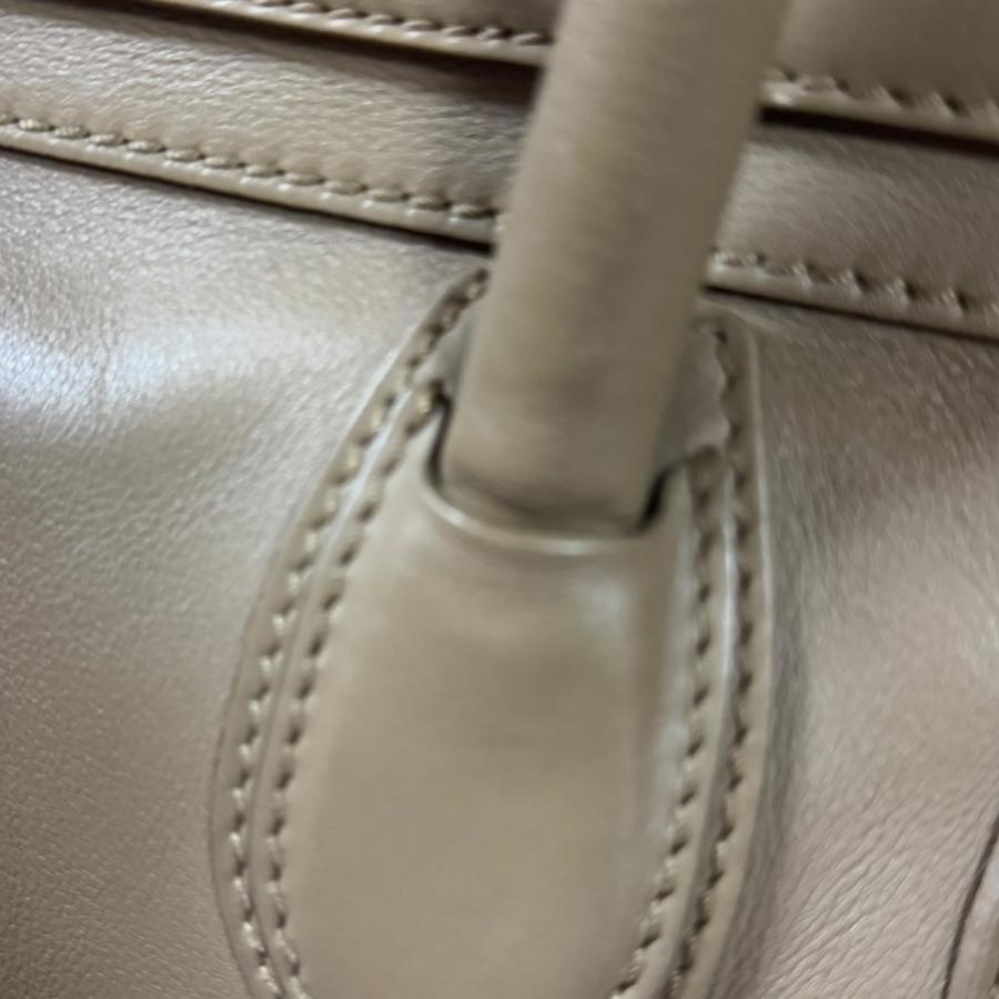 CELINE（セリーヌ） ラゲージミニショッパー ハンドバッグ レザー