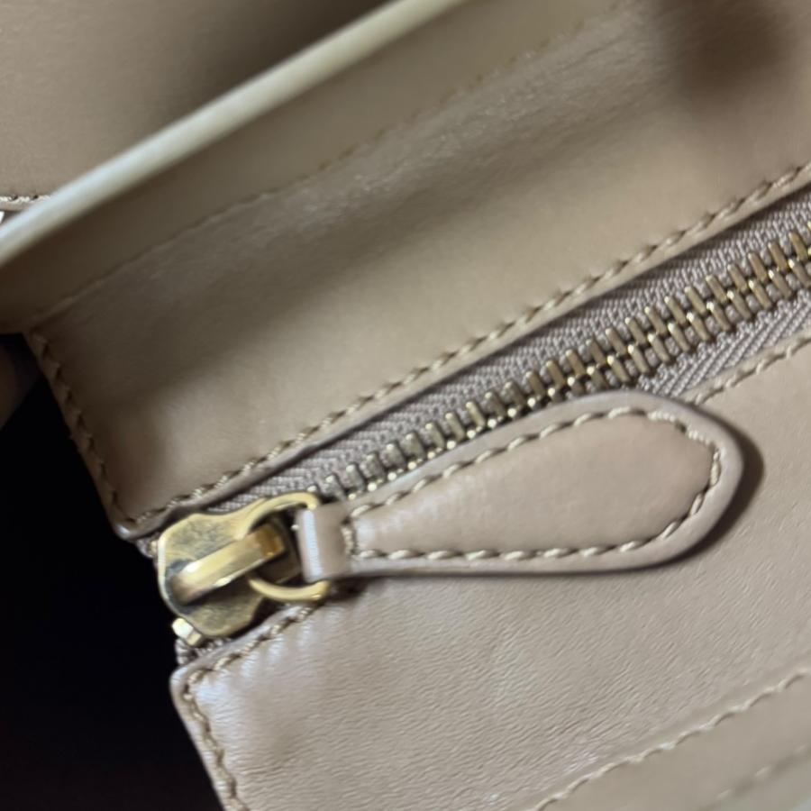 【✨美品✨】 セリーヌ ラゲージ ミニ トートバッグ ベージュ 付属品完備 CELINE（セリーヌ） ラゲージ マイクロショッパー トートバッグ レザー