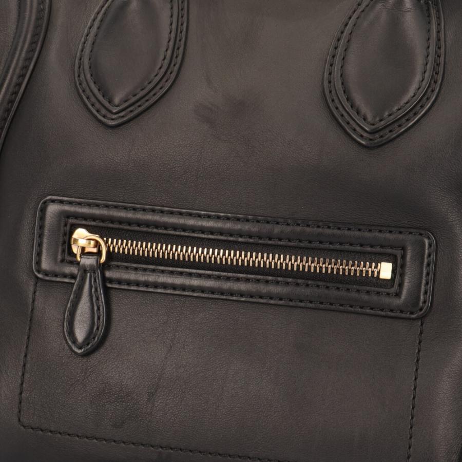 CELINE（セリーヌ） ラゲージミニショッパー ハンドバッグ レザー