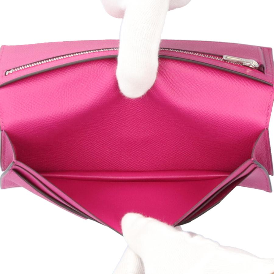 エルメス ベアンスフレ 長財布 ヴォーエプソン レディース HERMES 中古