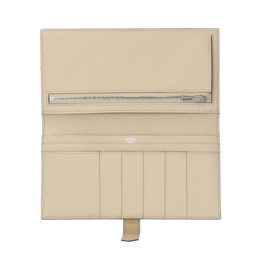 （お値下げ）HERMES オーストリッチ 長財布 ベアンクラシック HERMES（エルメス） ベアンクラシック 長財布 オーストリッチ ユニ