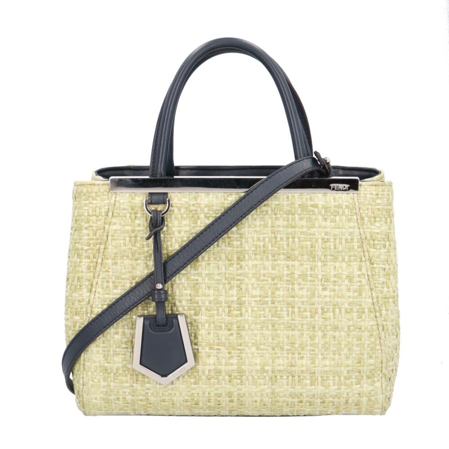 FENDI フェンディ プチトゥージュール ショルダーバッグ ストロー 