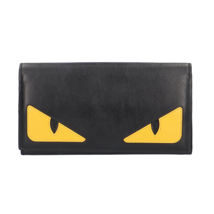 FENDI（フェンディ） バグズアイモンスター 長財布 レザー 7M0264