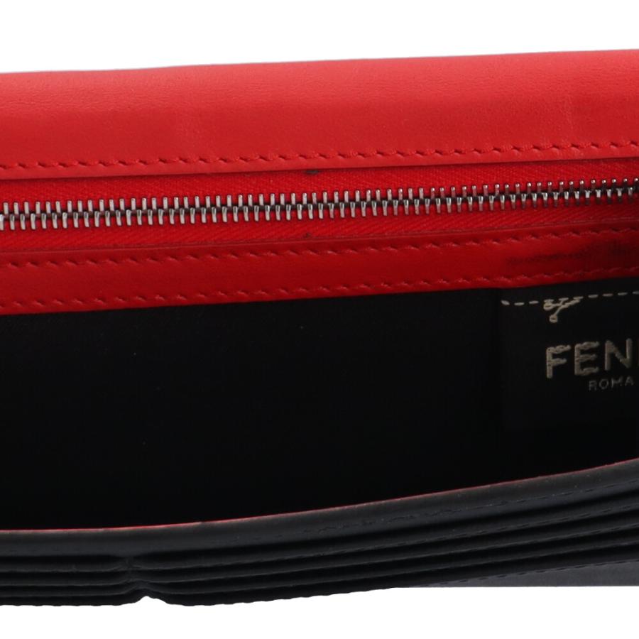 FENDI フェンディ バグズアイモンスター 長財布 レザー 7M0264 メンズ  