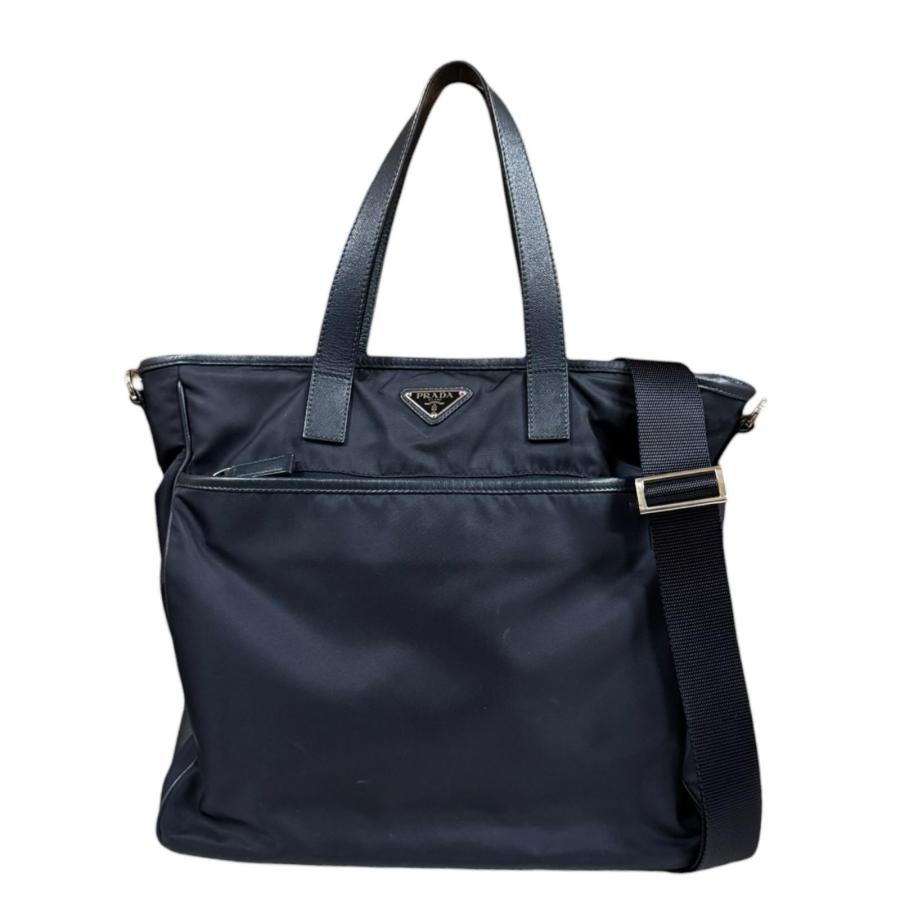 PRADA（プラダ） ショルダーバッグ ナイロン 2VG033 ネイビー メンズ
