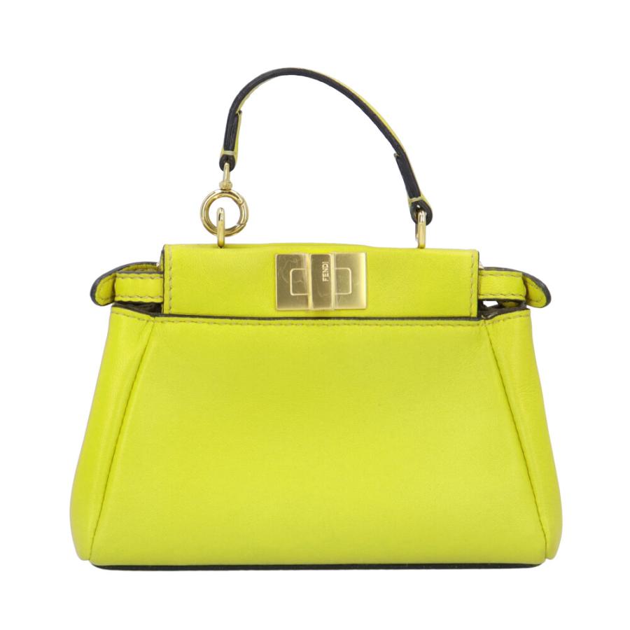 FENDI フェンディ マイクロピーカブー ショルダーバッグ レザー 8M0355