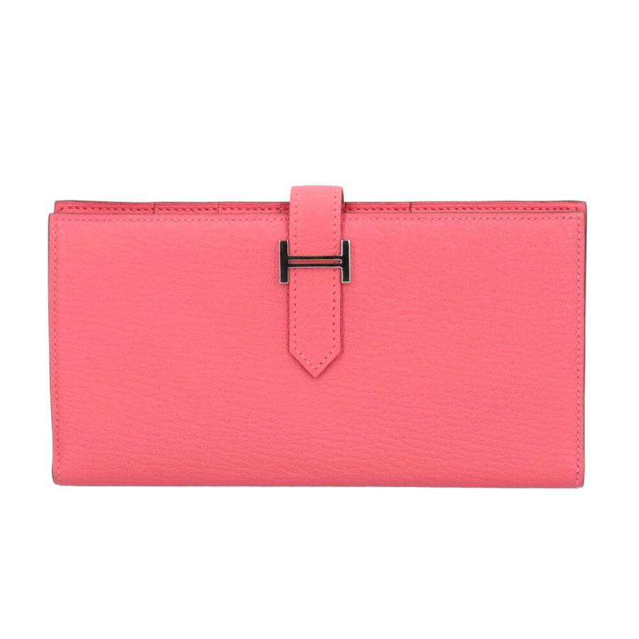 HERMES エルメス ベアンスフレ 長財布 シェーブル レディース 中古 美  