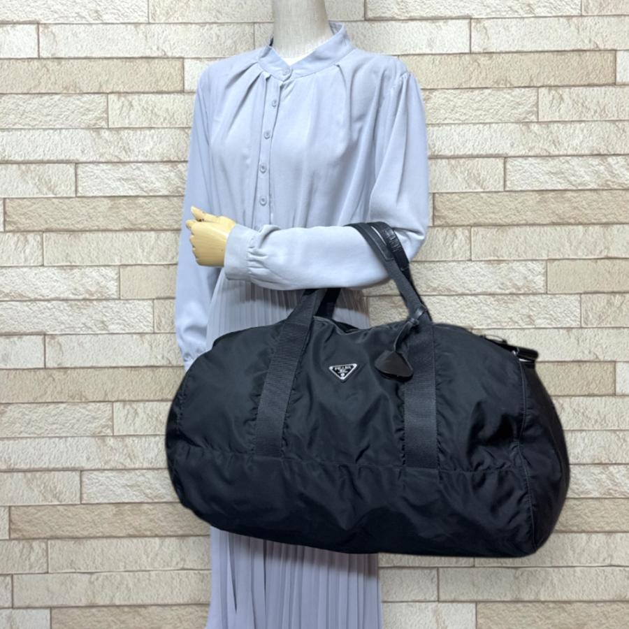 PRADA プラダ ボストンバッグ ナイロン B4651 ブラック ユニ