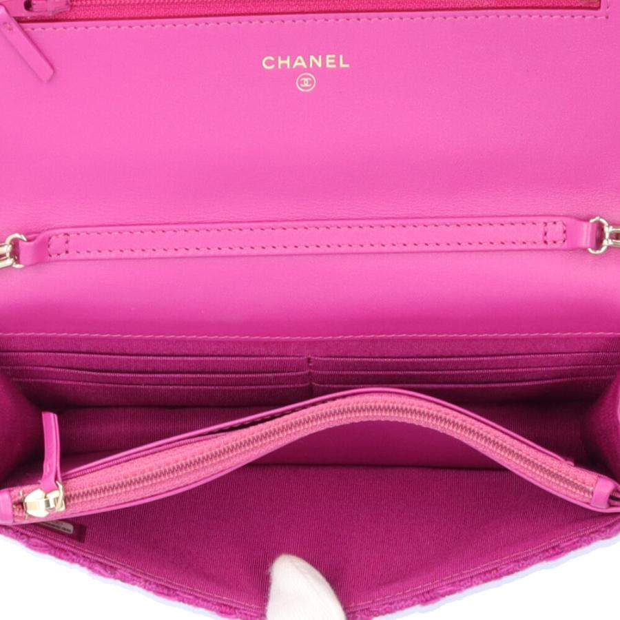 CHANEL（シャネル） マトラッセ ショルダーバッグ ツイード パープル