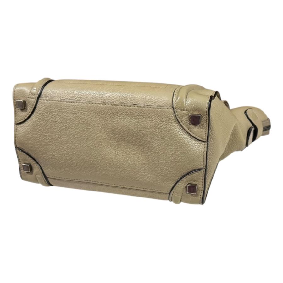 CELINE（セリーヌ） ラゲージ マイクロショッパー ハンドバッグ レザー