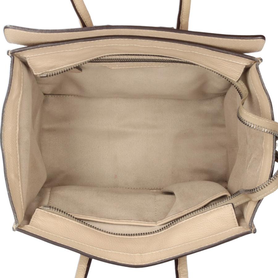 CELINE（セリーヌ） ラゲージ マイクロショッパー ハンドバッグ レザー