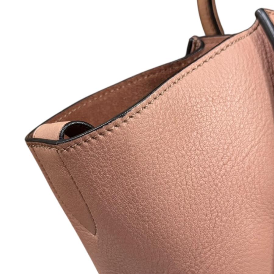 CELINE（セリーヌ） ラゲージ ファントム ハンドバッグ レザー ピンク