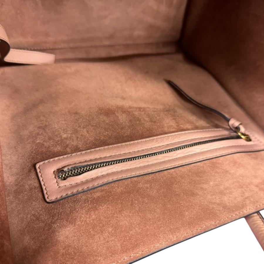 CELINE（セリーヌ） ラゲージ ファントム ハンドバッグ レザー ピンク
