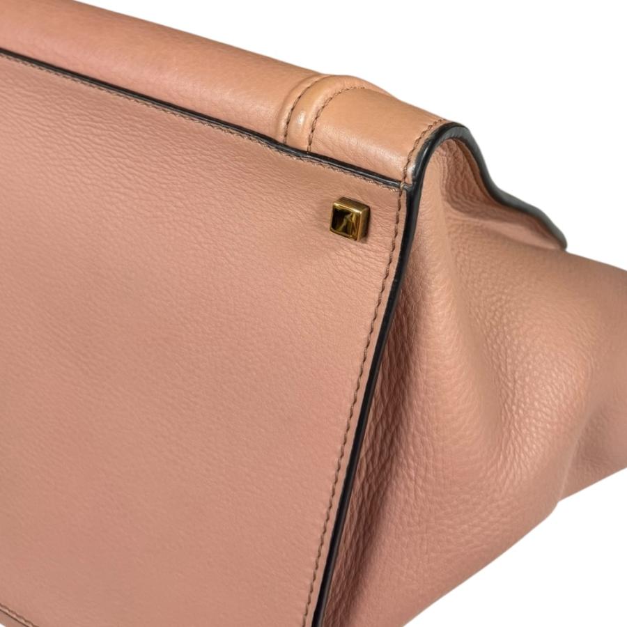 CELINE（セリーヌ） ラゲージ ファントム ハンドバッグ レザー ピンク