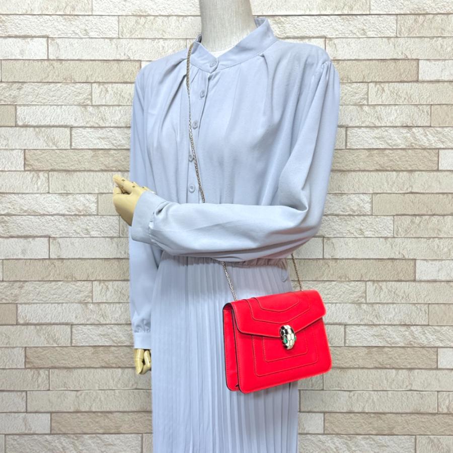 極美品 BVLGARI ブルガリ セルペンティ フォーエバー ショルダーバッグ BVLGARI（ブルガリ） セルペンティ フォーエバー ショルダーバッグ