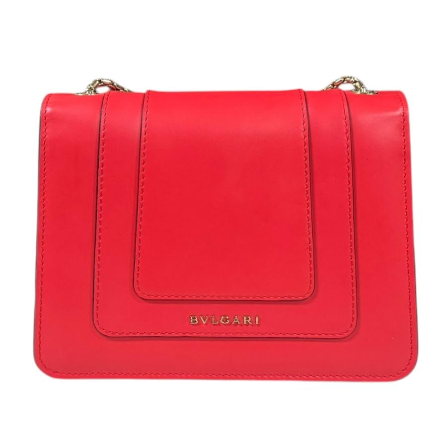 ブルガリ BVLGARI セルペンティ フォーエバー ショルダーバッグ バッグ レザー レディース レッド系 【中古】 BVLGARI（ブルガリ） セルペンティ フォーエバー ショルダーバッグ